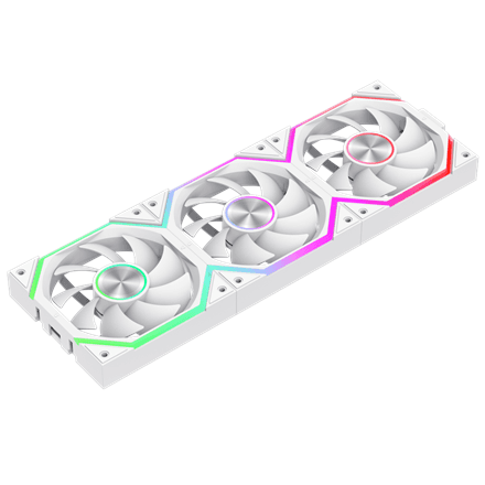 Gamemax FN12A-N2 WL-W | Case fan | White – nuotrauka 1