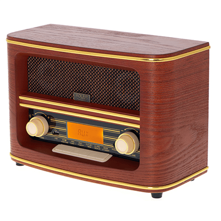 Adler | Retro Radio | AD 1187 | Alarm function | AUX in | Wooden – image 1