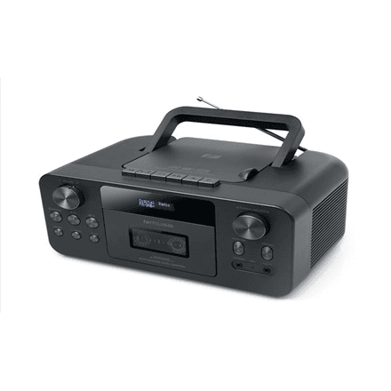 Muse | Portable CD Radio Cassette Recorder With Bluetooth | M-182 DB | AUX in | Black – nuotrauka 1