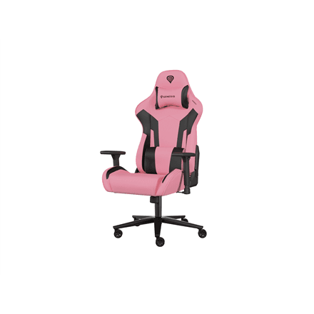 Genesis Gaming Chair Nitro 720 Backrest upholstery material: Eco leather, Seat upholstery material: Eco leather, Base material: Metal, Castors material: Nylon with CareGlide coating | Black/Pink – nuotrauka 1