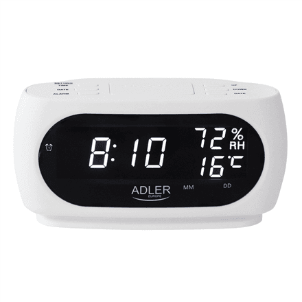 Adler LED clock with thermometer | AD 1186 – image 1