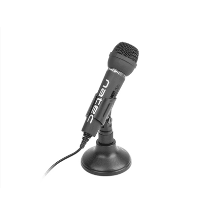 Natec | Microphone | NMI-0776 Adder | Black | Wired – nuotrauka 1