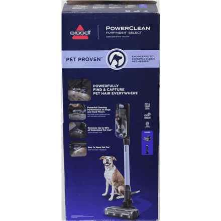 SALE OUT. Bissell Stick Vacuum · PowerClean FurFinder Select · Cordless operating – nuotrauka 1
