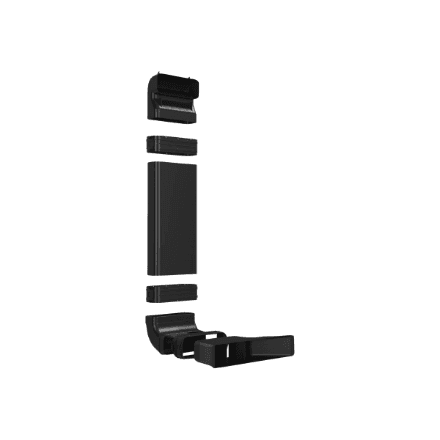 Bosch | Recirculation kit S and L-bow (60cm) | HEZ9VDKR1 | Black – image 1