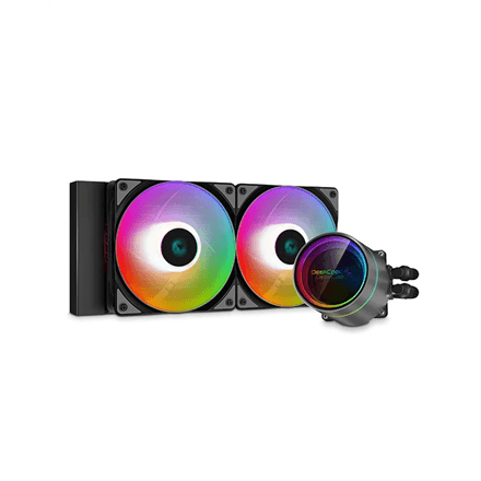 Deepcool | CASTLE 240EX A-RGB | Black | Intel, AMD | CPU Liquid Cooler – nuotrauka 1