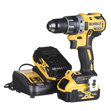 DEWALT Spinner-Drill | DCD791P2-QW | 18 V | 2x5 Ah | Lithium-Ion (Li-Ion) – image 1