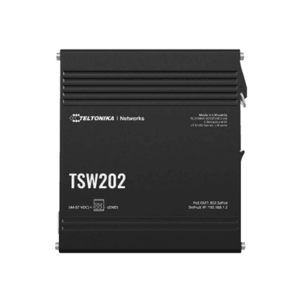 Teltonika | Switch, 8 ports | TSW202 | L2 managed | Wall-mountable | SFP ports quantity 2 – nuotrauka 1