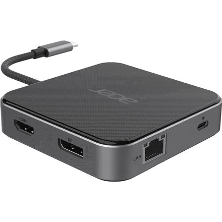 Acer 7-in-1 USB Type-C Dock · Ethernet LAN (RJ-45) ports 1 · DisplayPorts quantity 1 – nuotrauka 1