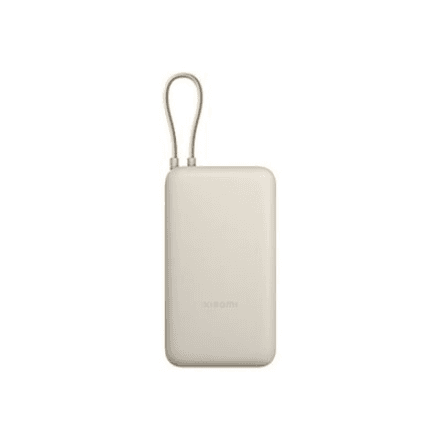 Xiaomi 33W Power Bank (Integrated Cable) | 20000 mAh | USB-C/USB-C cable/USB-A | Tan – nuotrauka 1