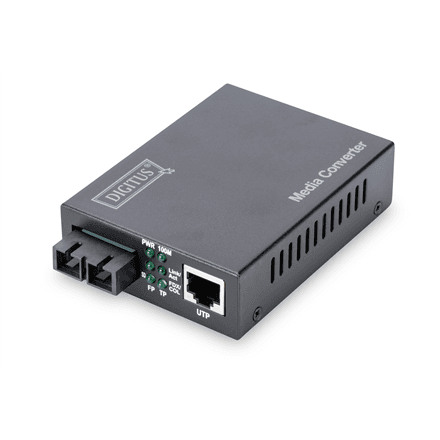 Digitus Fast Ethernet Media Converter, Multimode SC connector, 1310nm, up to 2km – image 1