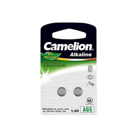 Camelion | AG5/LR48/LR754/393 | Alkaline Buttoncell | 2 pc(s) – image 1