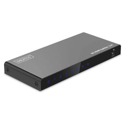 Digitus 4K HDMI Splitter, 1x4 | DS-55337 | Black – nuotrauka 1
