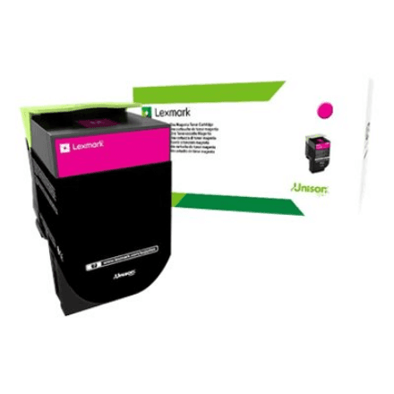 Lexmark 80C2HME 802HME Magenta High Yield Corporate Cartridge (3k) – nuotrauka 1