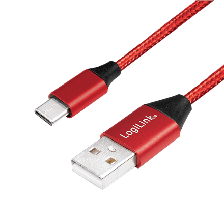 Logilink | USB 2.0 Cable | CU0148 | USB-C to USB-A USB-C Male | USB-A Male – nuotrauka 1