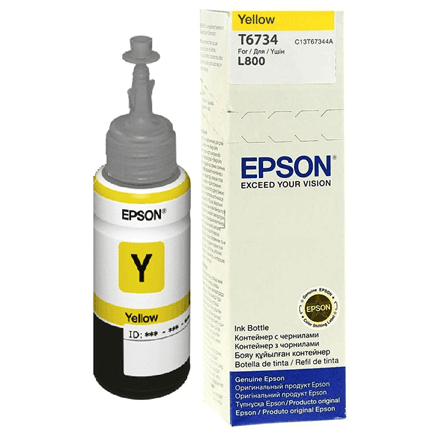 Epson T6734 Ink bottle 70ml | Ink Cartridge | Yellow – nuotrauka 1