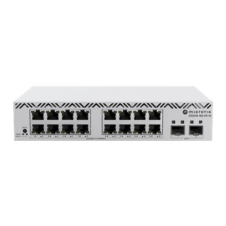 MikroTik | Cloud Smart Switch with SwitchOS desktop case | CSS318-16G-2S+IN – image 1