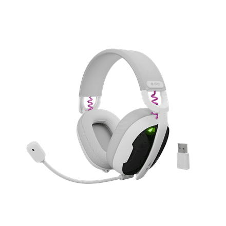 Fury | Gaming Headset | Fukiya F6 | Bluetooth | Over-Ear | Microphone | White | Wireless – image 1