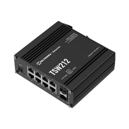 Teltonika | Switch, 8 ports | TSW212 | L2 managed | Wall-mountable | SFP ports quantity 2 – nuotrauka 1