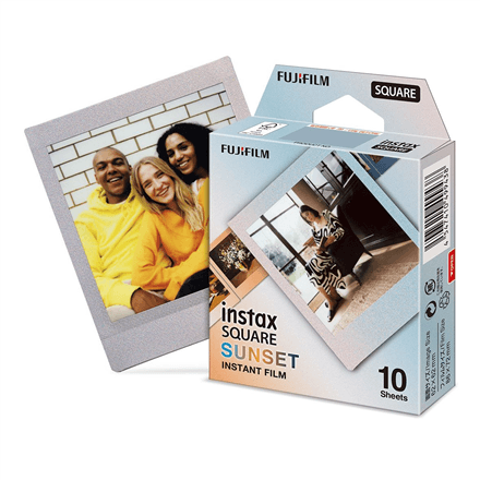 Fujifilm Instax Square Sunset Instant Film, 10 Sheets – nuotrauka 1