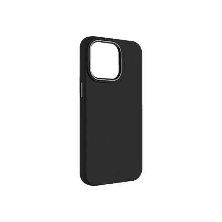 Fixed | MagFlow | Back cover | Apple | iPhone 15 Pro | Liquid silicon | Black – image 1