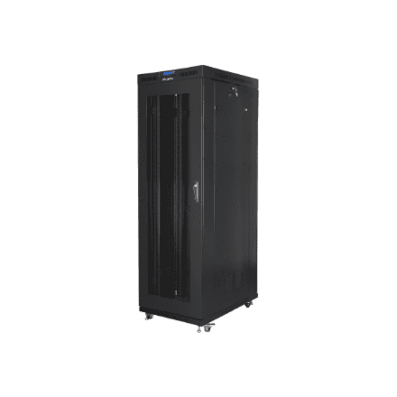 Lanberg Rack cabinet 19" free-standing 42U/800x1000 (flat pack) with mesh door, LCD – image 1
