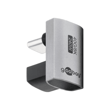 Goobay USB-C Adapter 180° U-Shape, USB4 | 74445 – nuotrauka 1