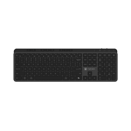 Natec Keyboard, Medusa, US Layout, X- Scissors Slim, Wireless, Black | Natec – nuotrauka 1