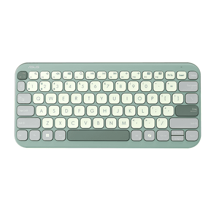 Asus Marshmallow KW100 | Keyboard | Wireless | US International | Green Tea Latte – image 1