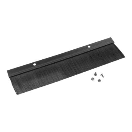Lanberg 19" cable entry brush panel | AK-1102-B | Black – nuotrauka 1