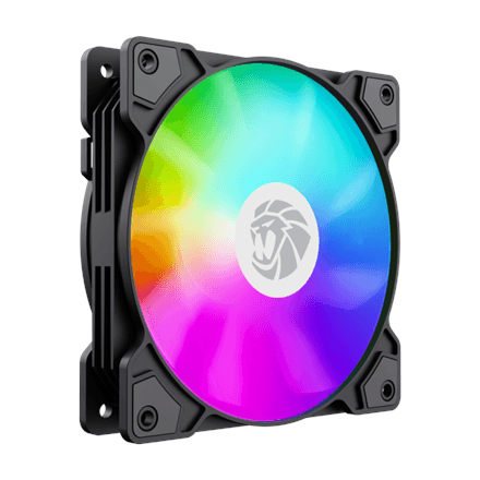 Gamemax Case Fan | FN12A-S5 | Black – nuotrauka 1