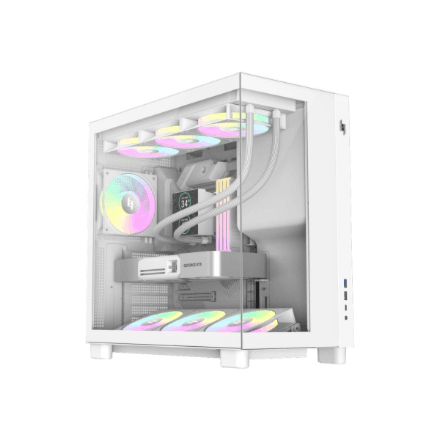 Gamemax Case | NEX C53 WH | ATX/BTF – nuotrauka 1