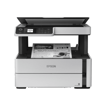 Epson | 3 in 1 printer | EcoTank M2170 | Inkjet | Mono | All-in-one | A4 | Wi-Fi | White – nuotrauka 1