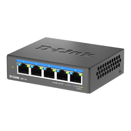 D-Link | DMS-105/E | 5-Port 2.5G Multi-Gigabit Desktop Switch | Desktop | Unmanaged – image 1
