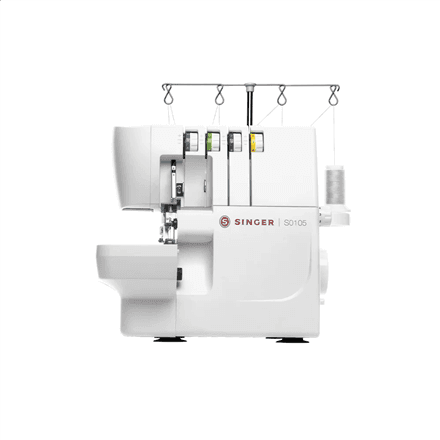 Singer | S0105 | Overlock | Number of stitches 6 | Number of buttonholes 0 | White – nuotrauka 1