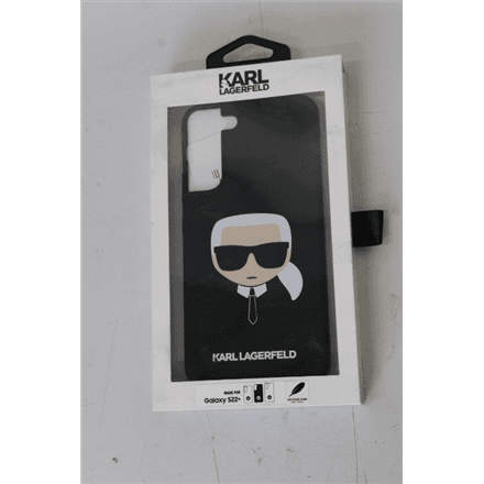SALE OUT. Karl Lagerfeld KLHCS22MSLKHBK S22+ S906 black hardcase Silicone Karl`s Head DIRTY PACKAGING | SALE OUT. SALE OUT. Karl Lagerfeld DIRTY PACKAGING – image 1