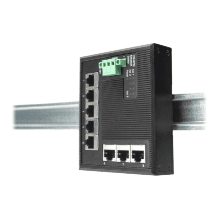 DIGITUS Industrial Gigabit Ethernet Flat Switch | Digitus – nuotrauka 1