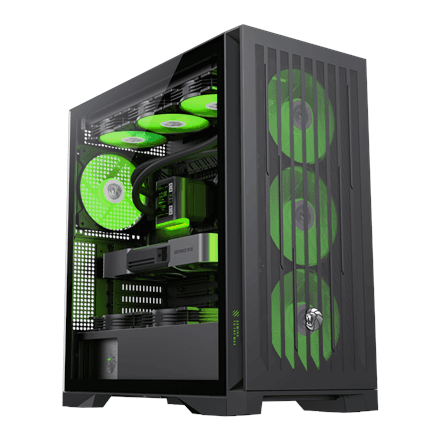 Gamemax Case | LEADER 2 BK | E-ATX – nuotrauka 1