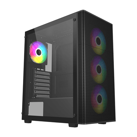 FSP Case | M220-BA | Black | Mid Tower – nuotrauka 1