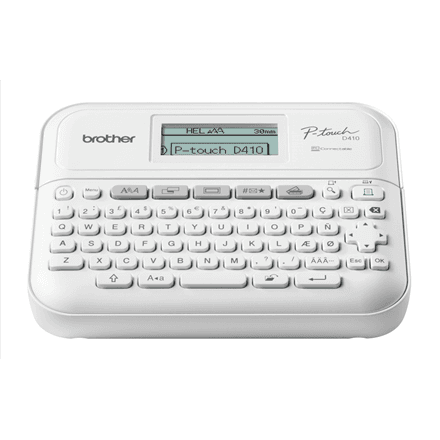 Brother PT-D410 | Mono | Thermal | Label Printer | White – image 1