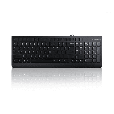 Lenovo | USB Keyboard | 300 | Wired keyboard | Wired | EN | Black – image 1