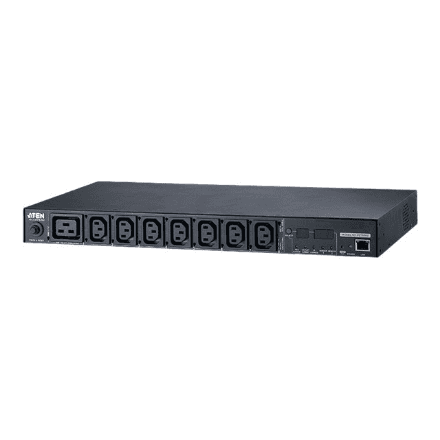 Aten PE7208G-ATA-G 20A/16A 8-Outlet 1U Outlet-Metered eco PDU | Aten – image 1