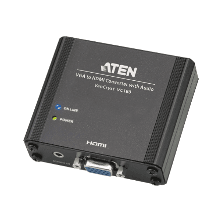 Aten | VGA/Audio to HDMI Converter | VC180-AT-G – image 1