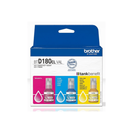 Brother BTD180CL | Ink refill | Yellow, Cyan, Magenta – nuotrauka 1