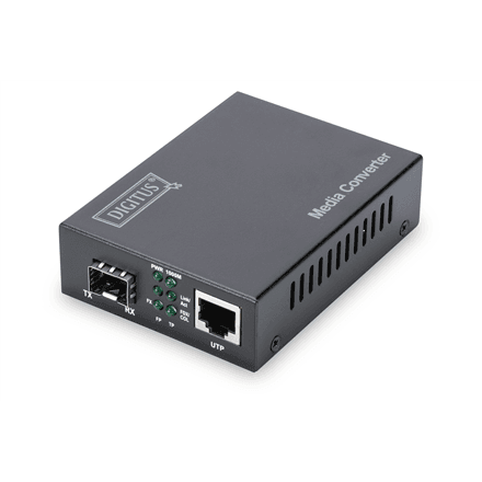 Digitus Gigabit Ethernet Media Converter, SFP SFP Open Slot, without SFP Module – nuotrauka 1