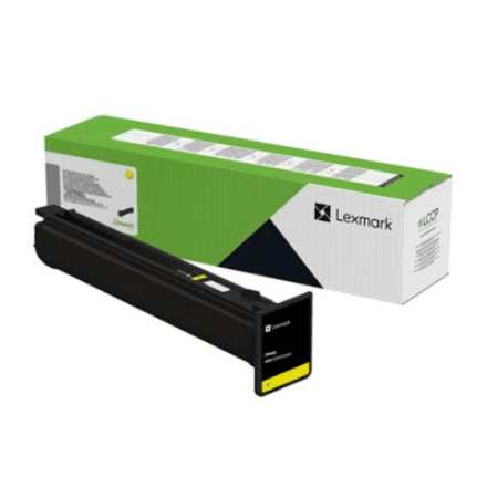 Lexmark 77L2HY0 Yellow High Capacity Return Programme Toner Cartridge (46.9K Pages) for Lexmark CS963, CX961, CX962, CX963 Printers | Lexmark – image 1