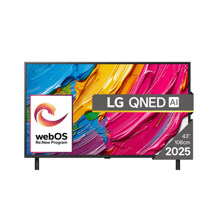 LG 43QNED80A3A | 43 | Smart TV | webOS 25 | UHD | Black – nuotrauka 1