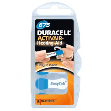 Duracell | A675/DA675/ZL675 | Zinc air cells | 6 pc(s) – nuotrauka 1