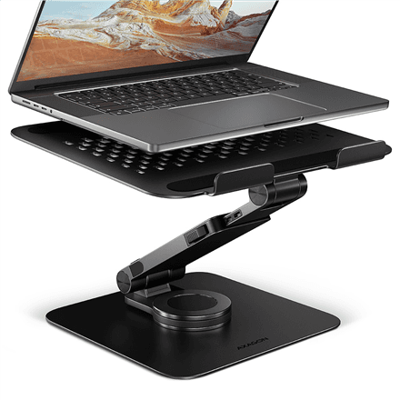 AXAGON STND-LRB stand with 360° rotation for laptops and tablets · Adjustable Height, Angle · 10-17.3 " – image 1