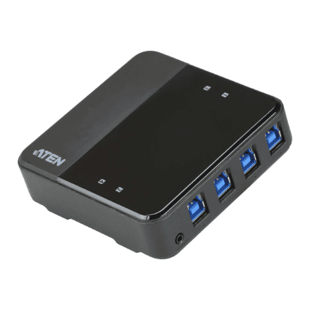 Aten | 4x4 USB 3.1 Gen1 Peripheral Sharing Switch | US3344 – nuotrauka 1