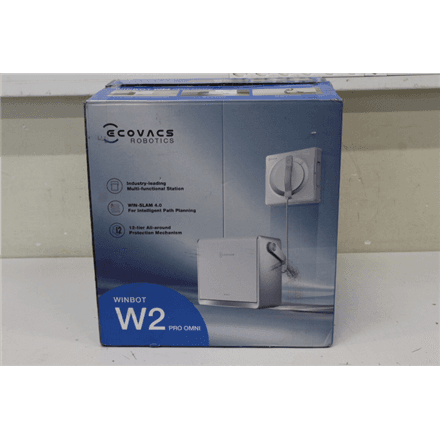 SALE OUT. Ecovacs WINBOT W2 PRO OMNI | Corded | 5500 Pa | White | USED, DIRTY – nuotrauka 1